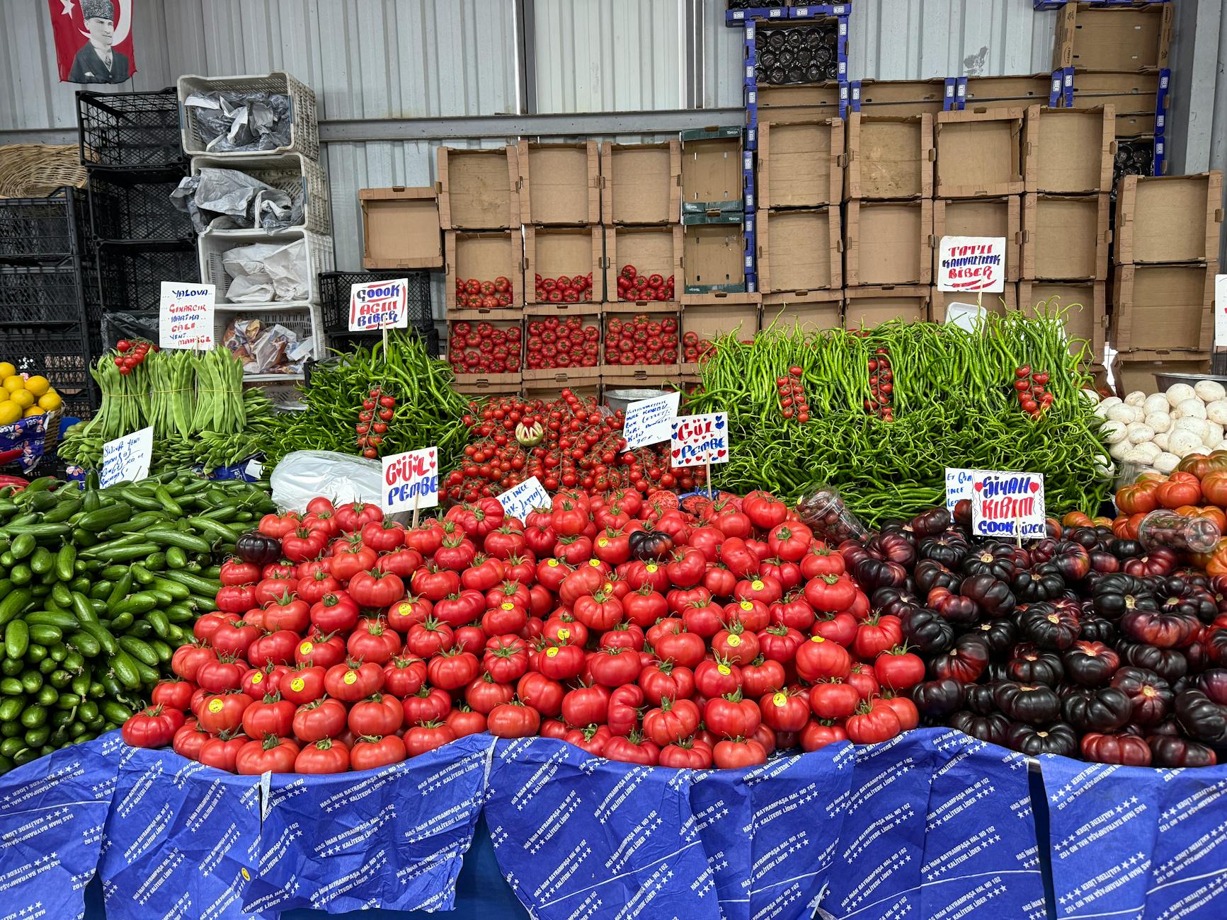 Paris market produce - Photo by Hikmet Toprak on Pexels